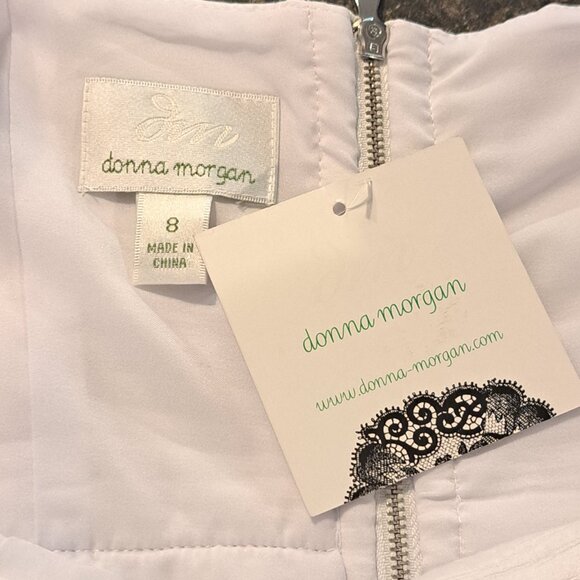 Donna Morgan White NWT A-Line Dress - Picture 7 of 9